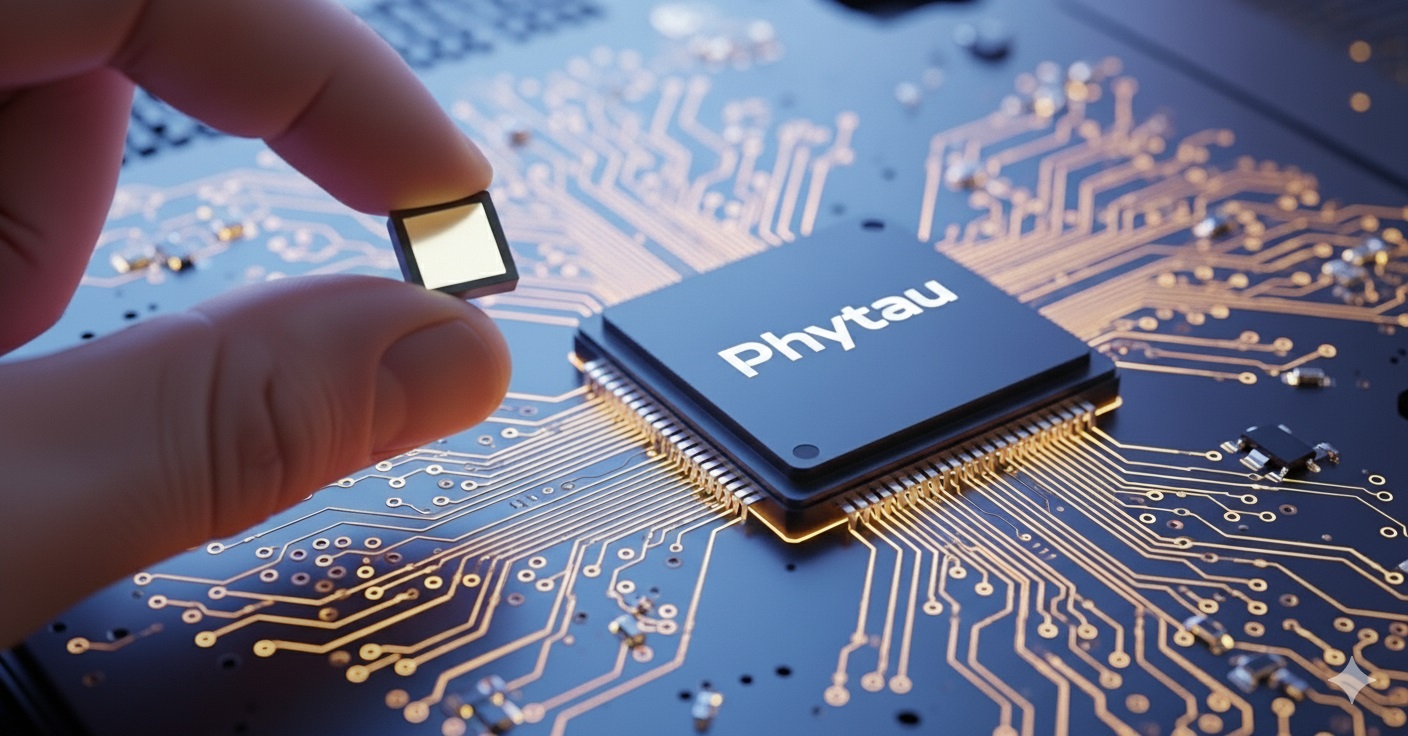 Complex chip board, blue silver purple